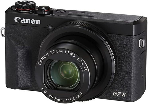 4k vlogging camera canon powershot g7x mark iii